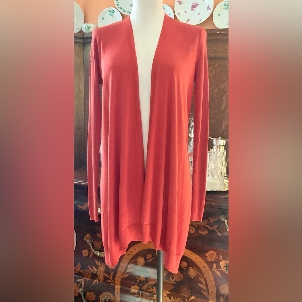 Diane von Furstenberg Silk/Cashmere Asymmetrical Cardigan